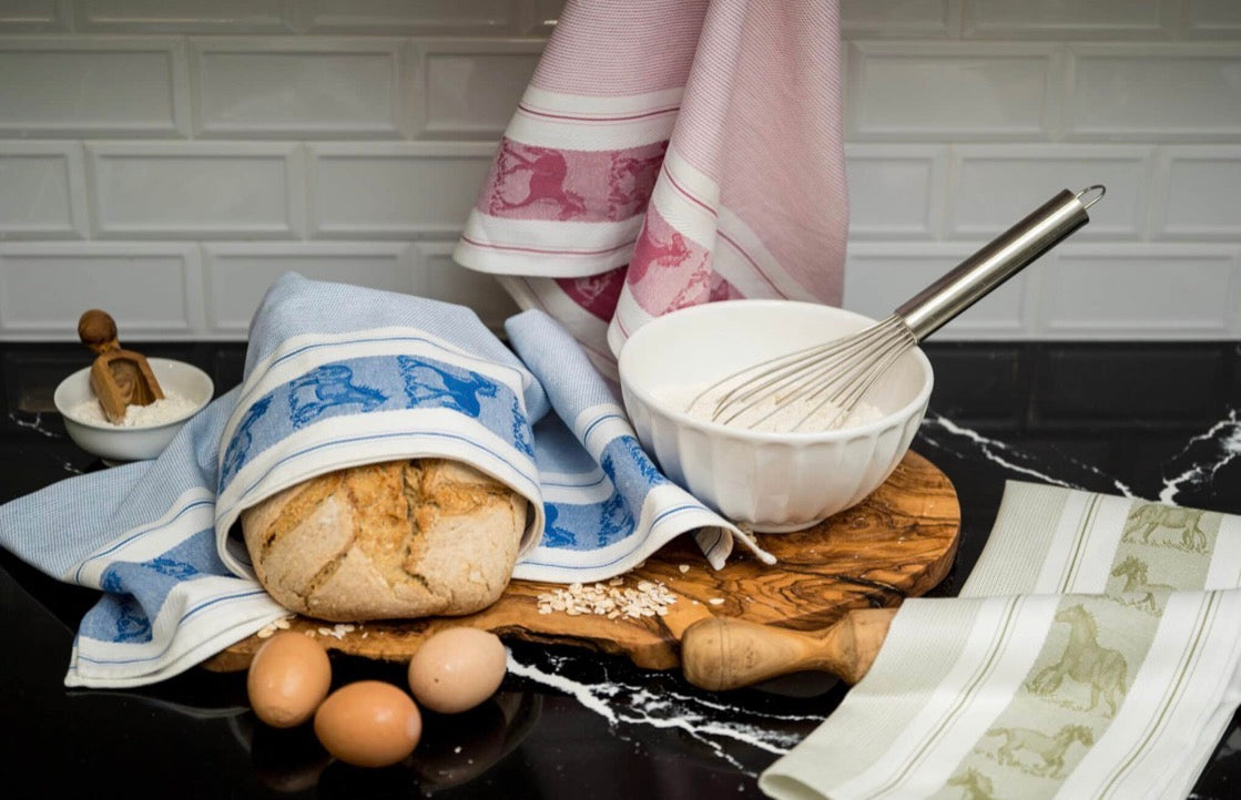 Horse Jacquard Woven Tea Towel