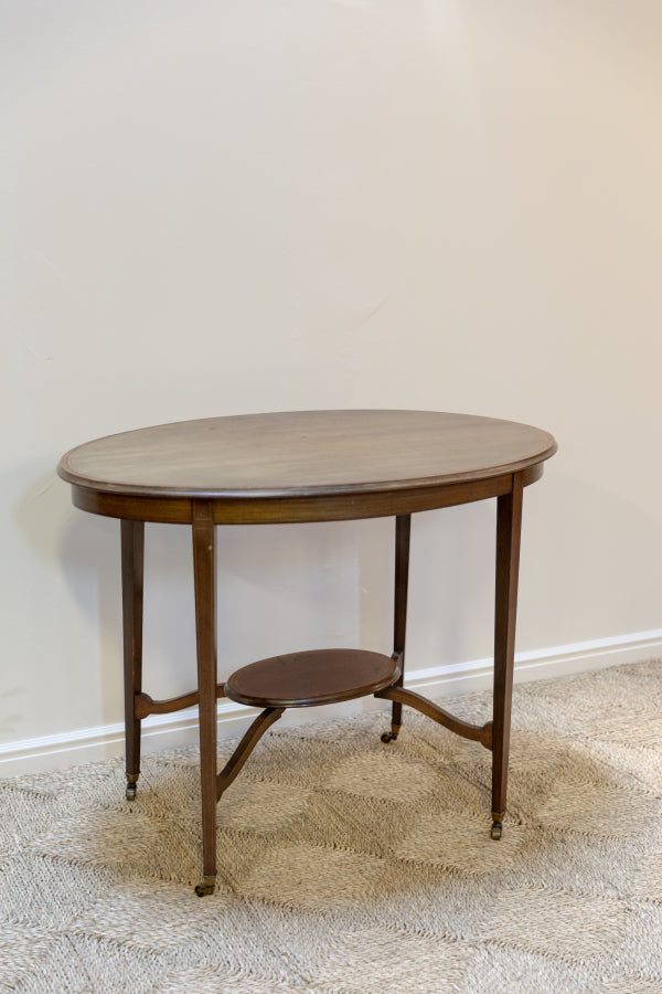 Oval Window Table with Casters