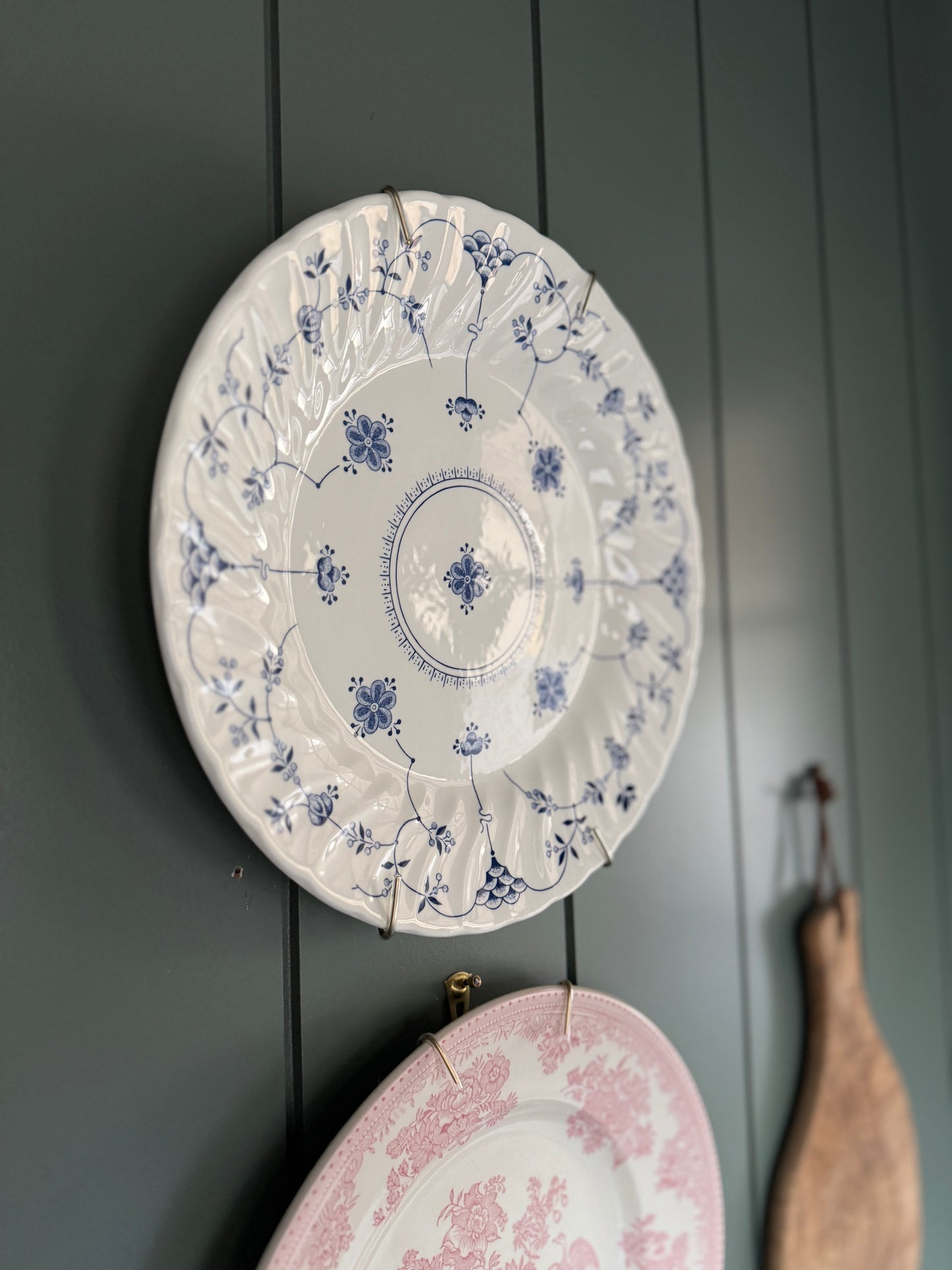 Blue & White Plate