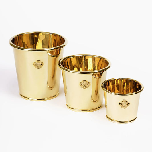 Brass Steel Flowerpot