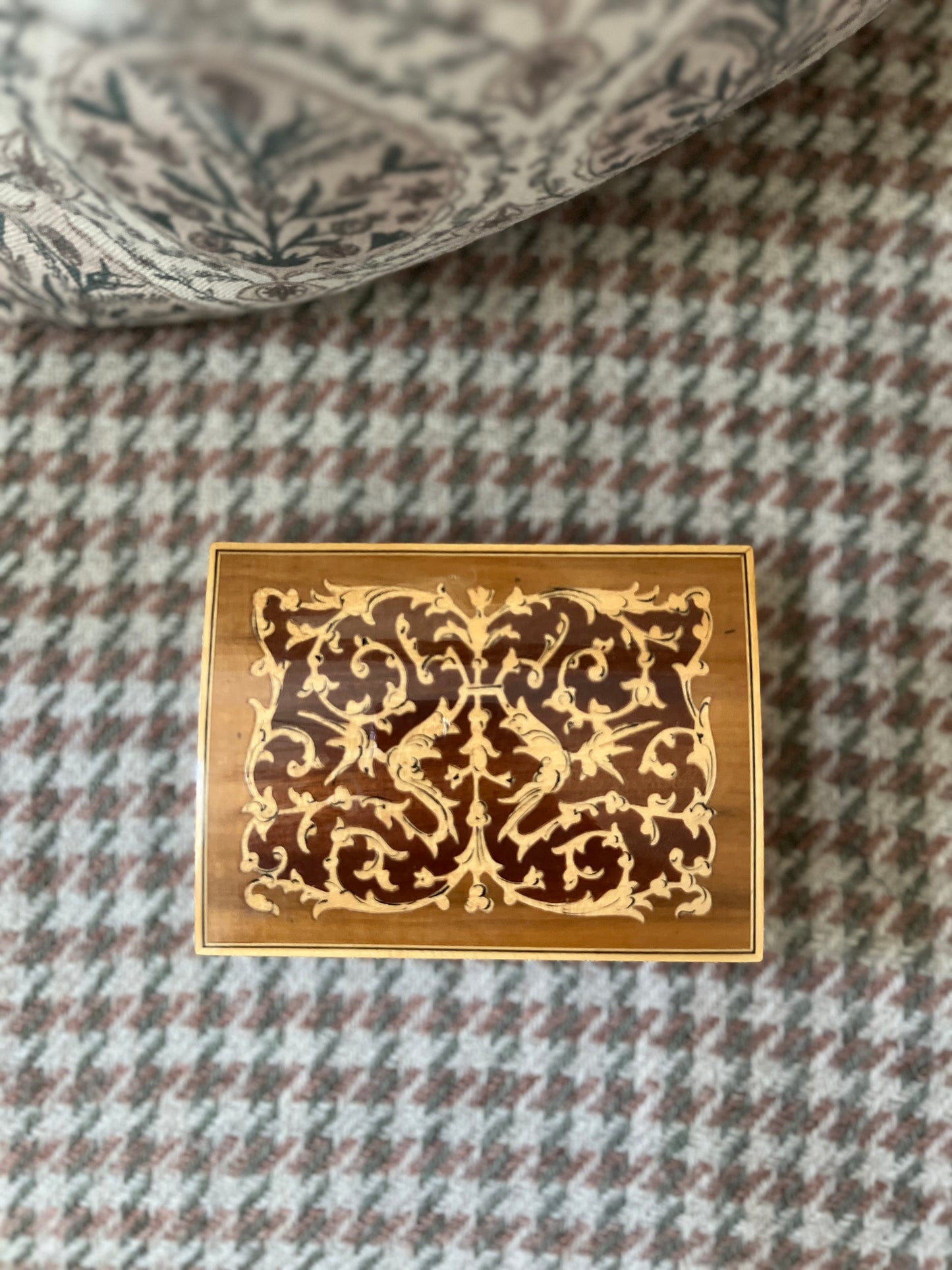 Inlaid Wood Box