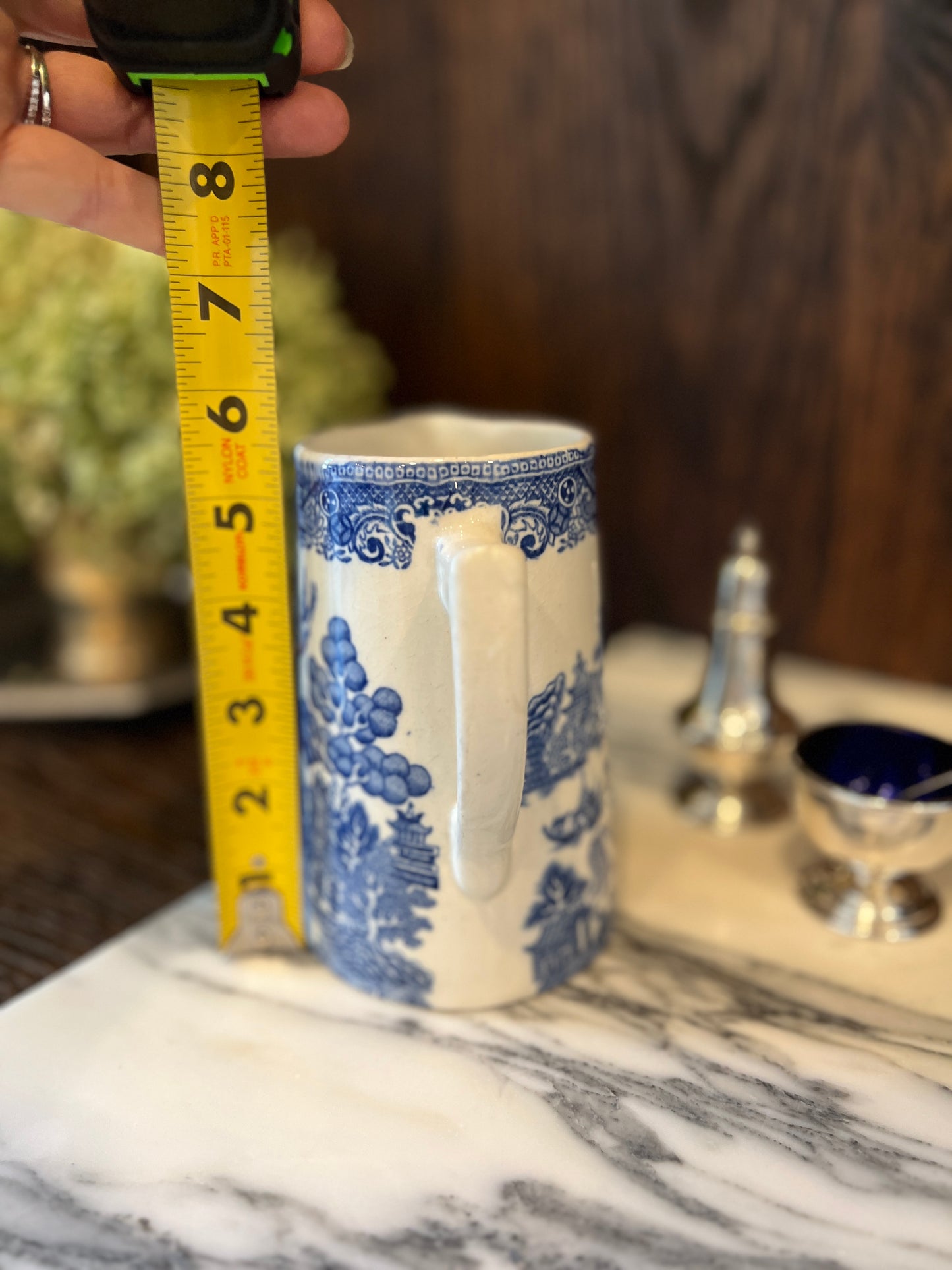 Blue Chinoiserie Jug