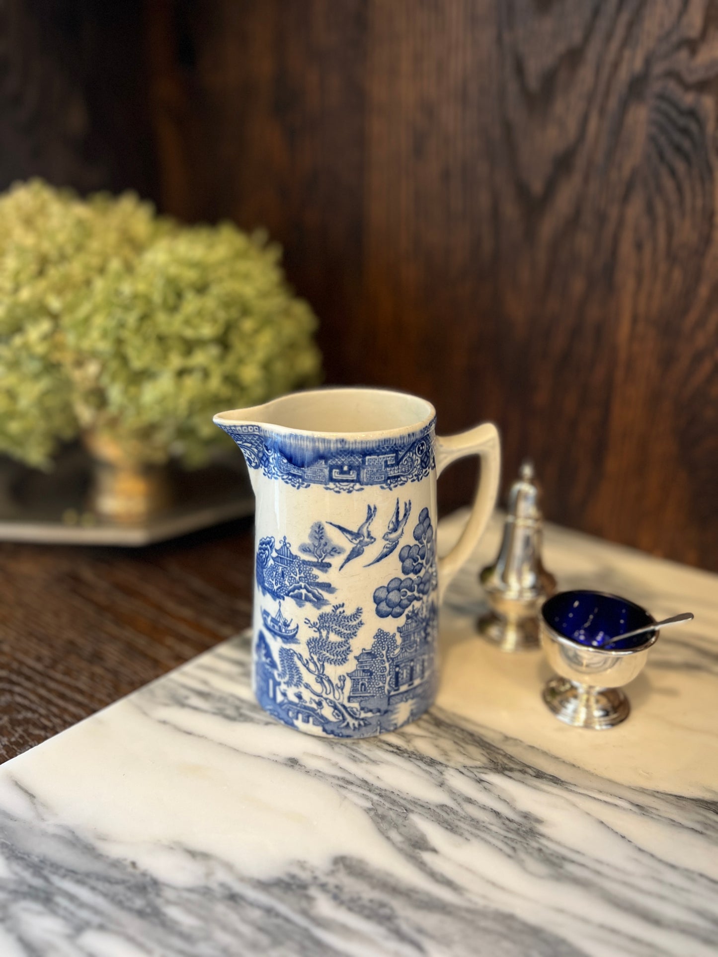 Blue Chinoiserie Jug