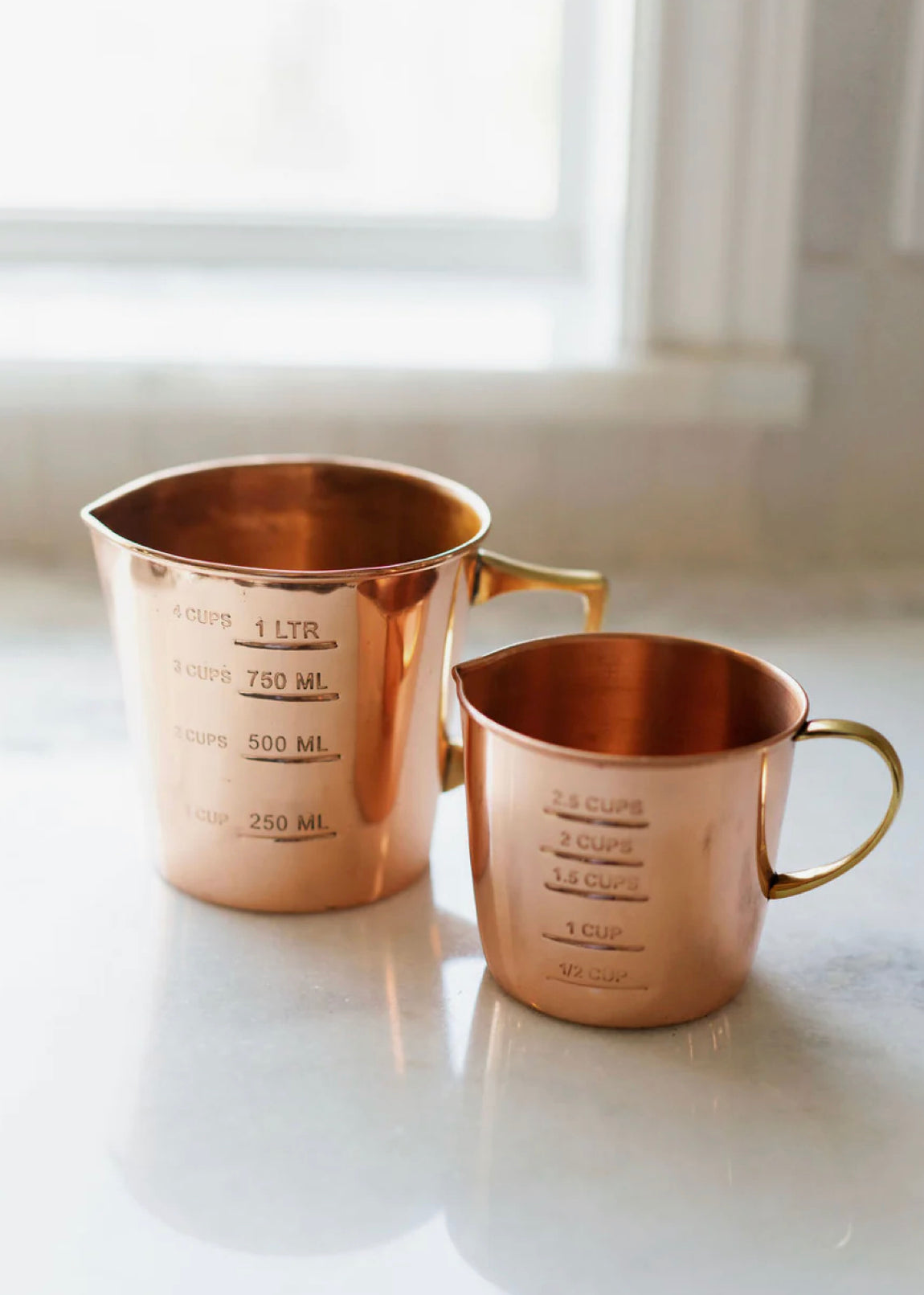 Copper Measuring Cup (2.5 Cup Size)