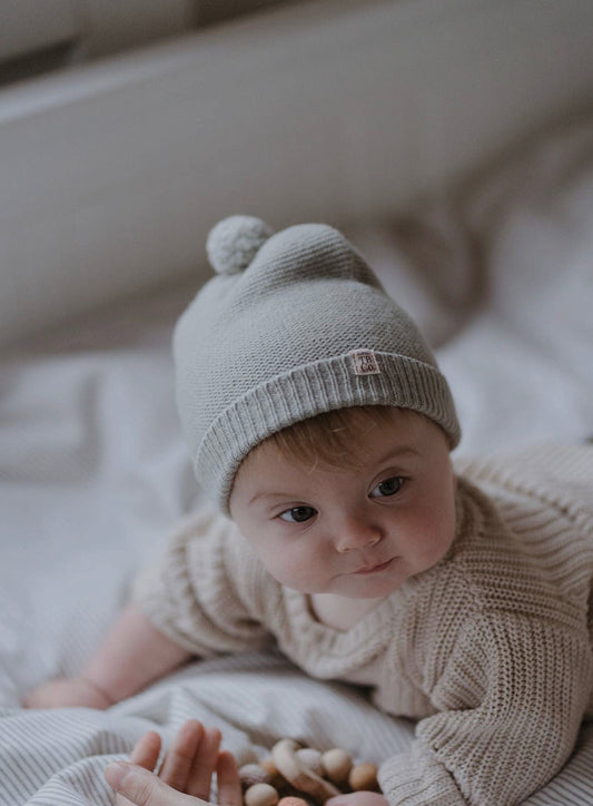 Hat: Baby Beanie Sage