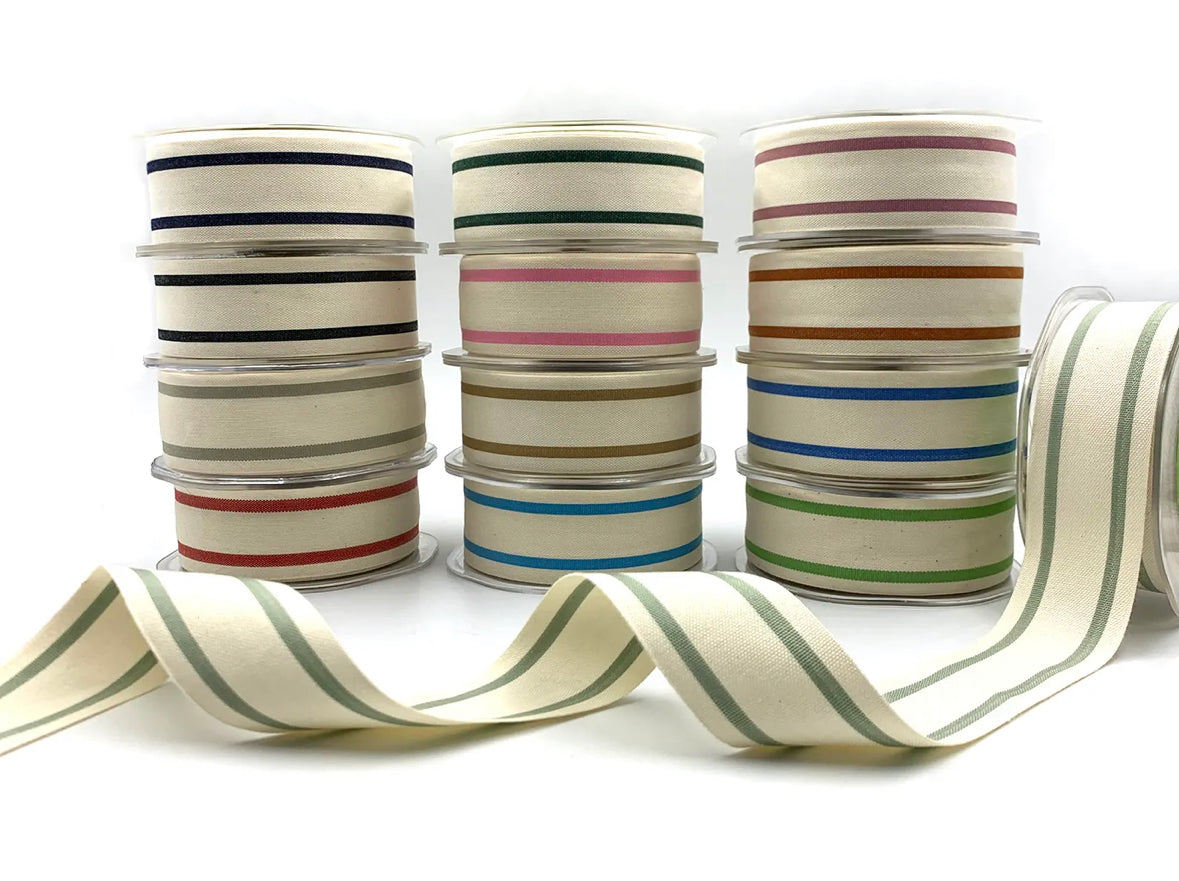 Striped Cotton Ribbon