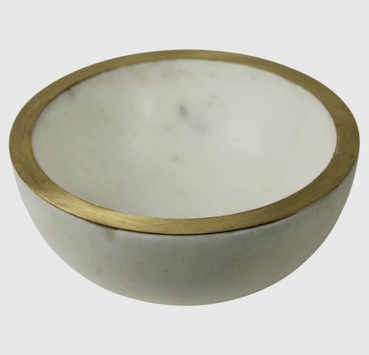 Marble & Brass Bowl