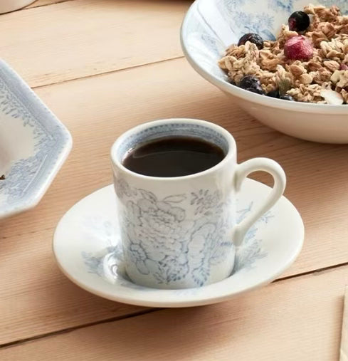 Blue Espresso Saucer
