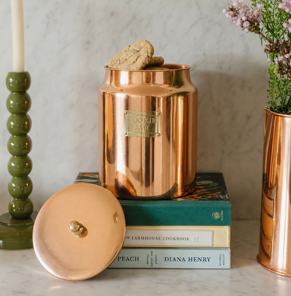 Copper Cookie Jar