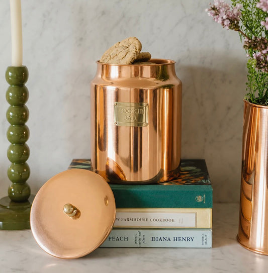 Copper Cookie Jar