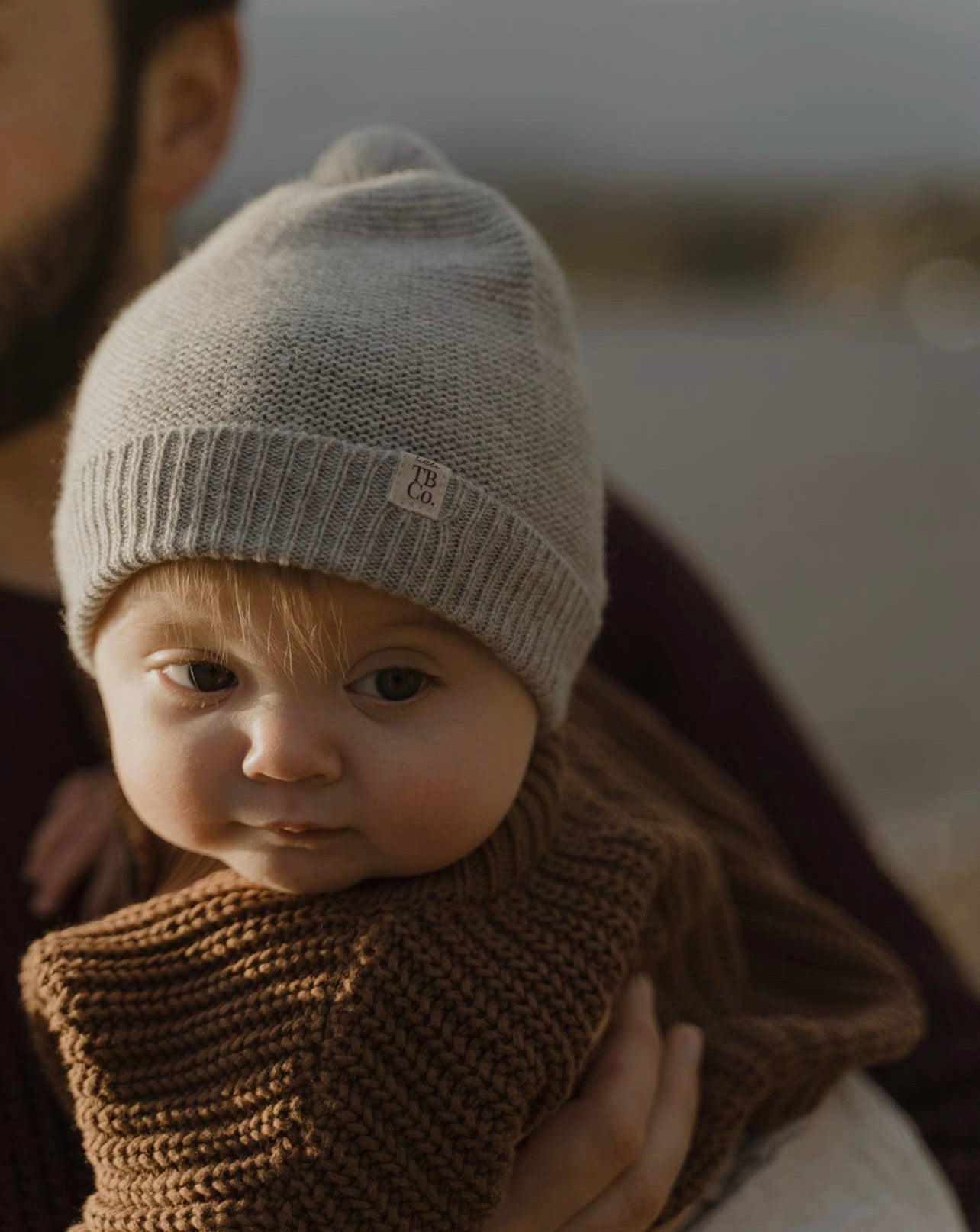 Hat: Baby Beanie Grey