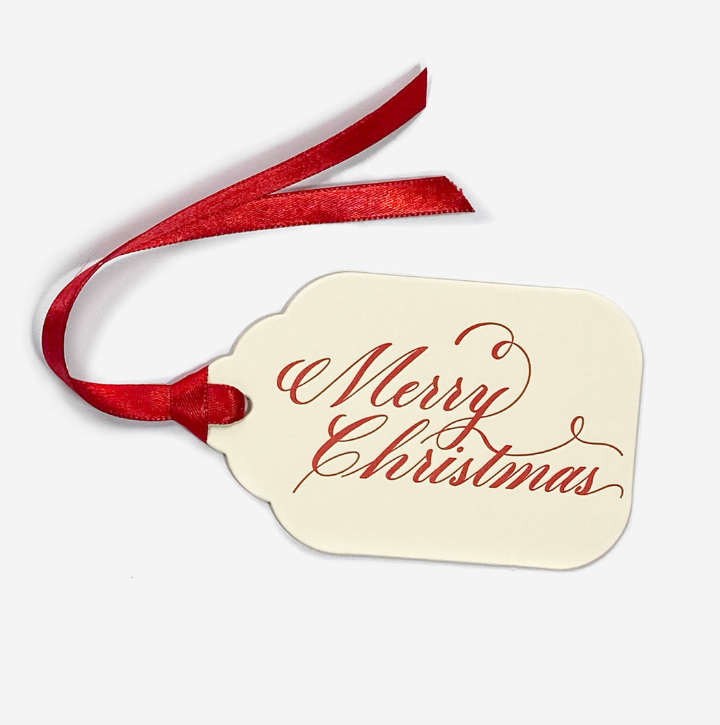 Gift Tags: Merry Christmas