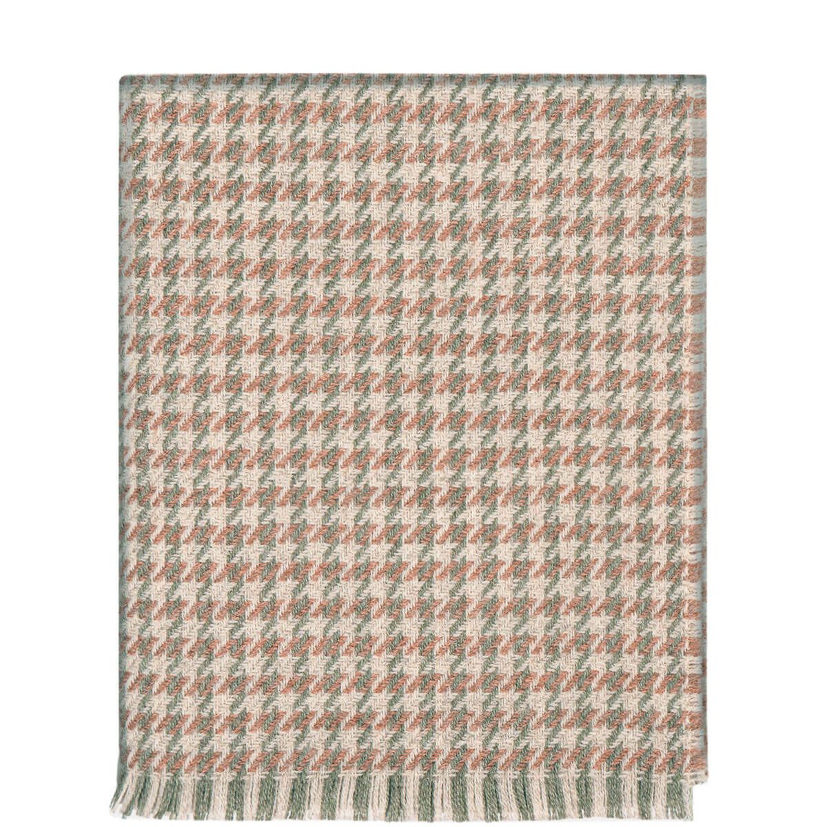 Houndstooth Meadow Wool Throw