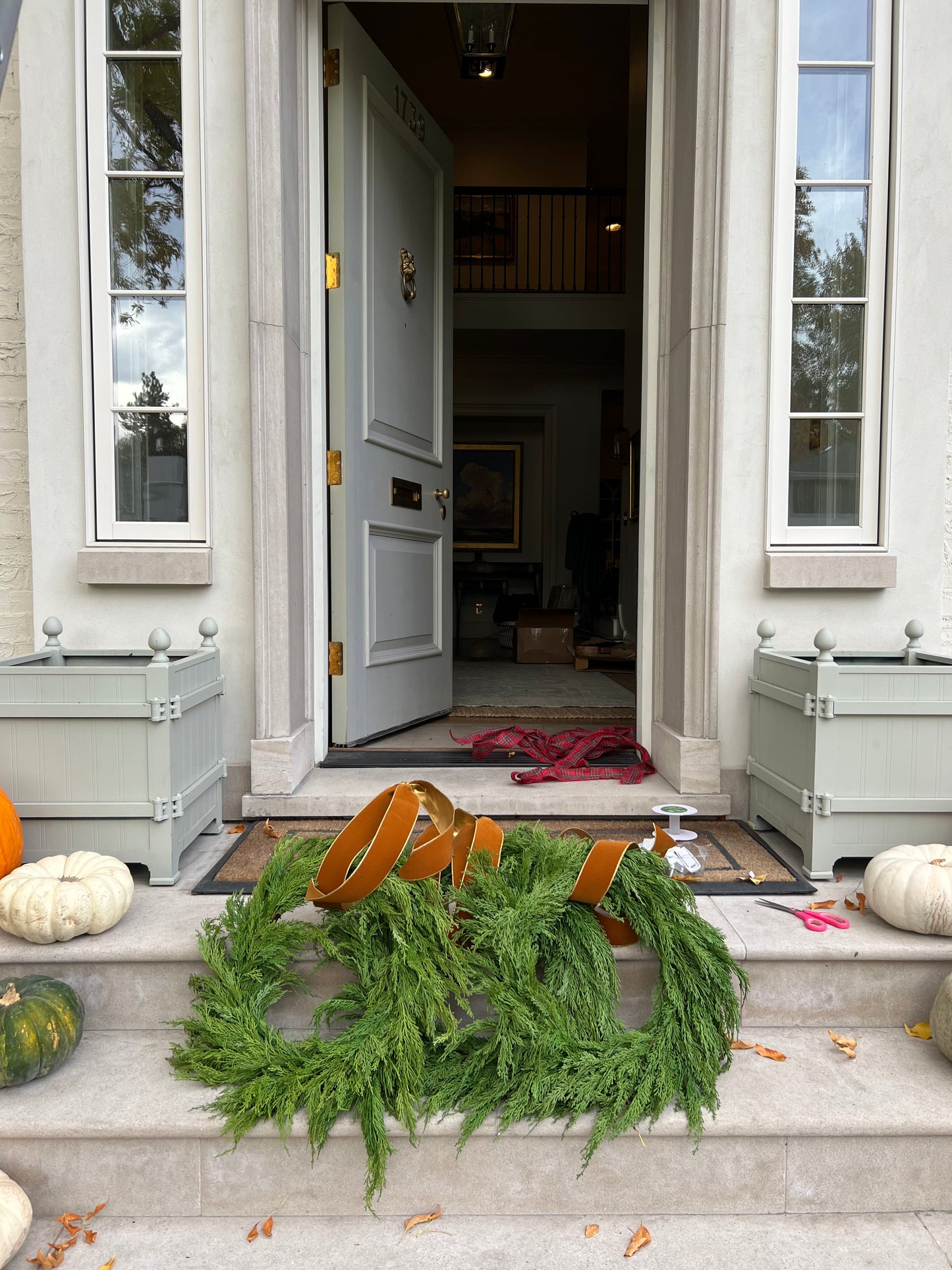 Faux Cedar Wreath