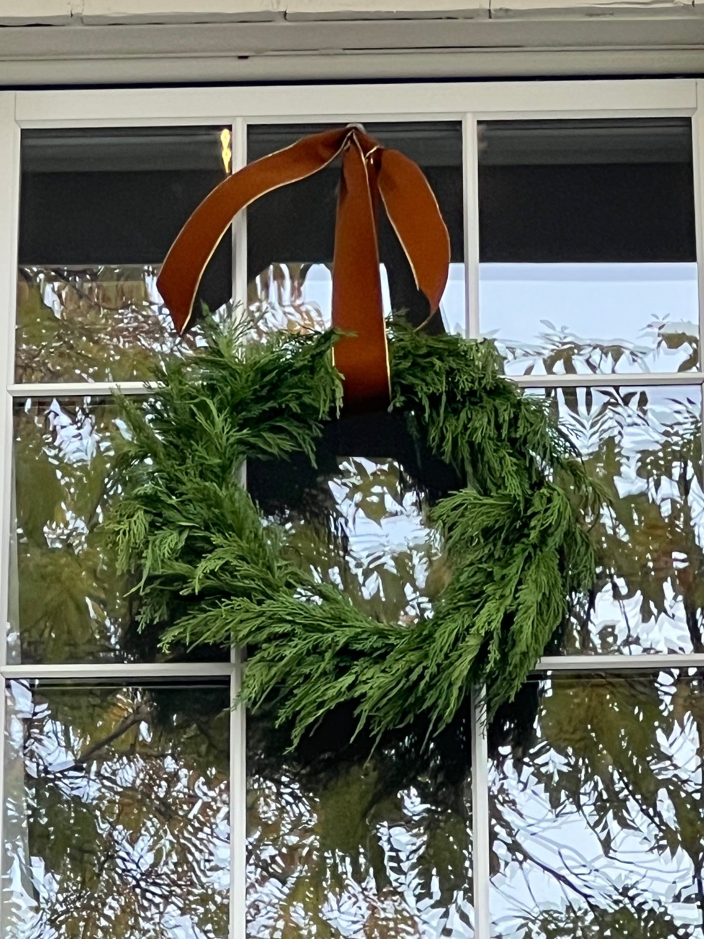 Faux Cedar Wreath