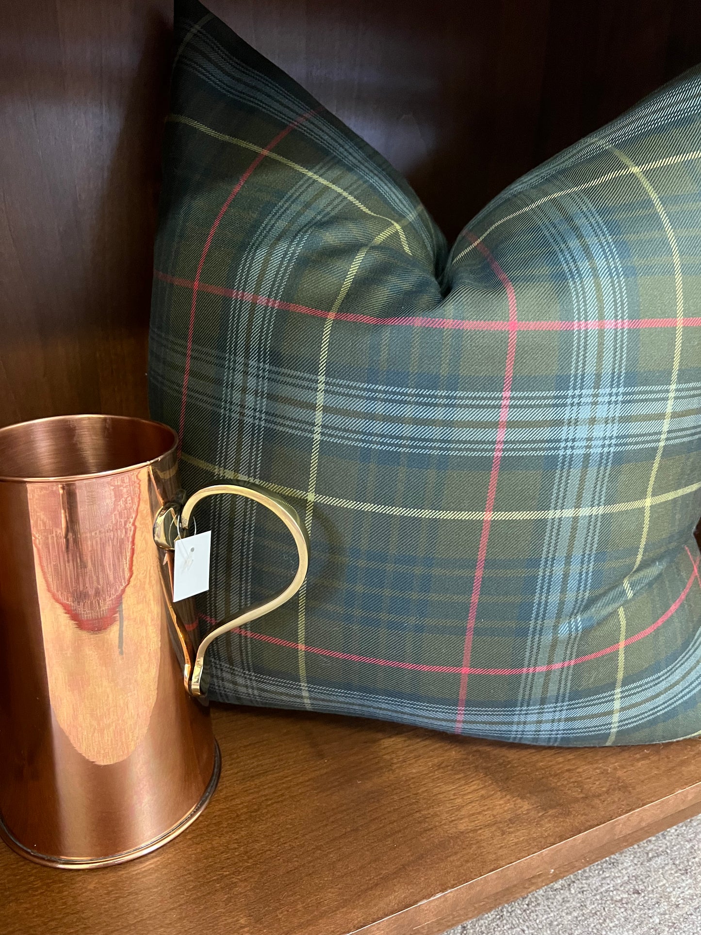 Stewart Hunting Weathered Tartan Plaid Pillow Cover