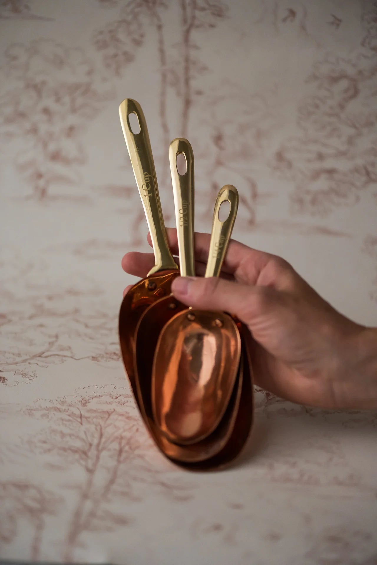 Copper Scoops (set of 3)