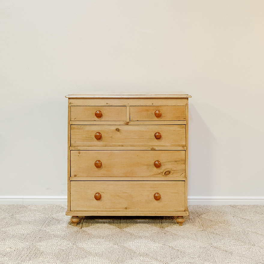 Simple English Pine Chest
