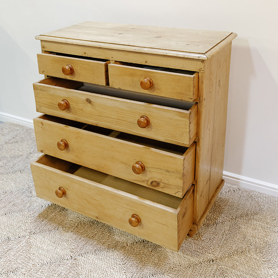 Simple English Pine Chest