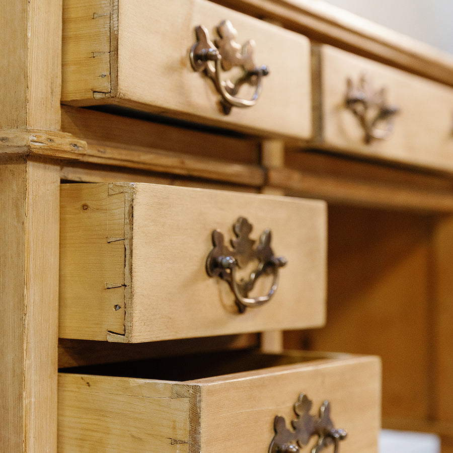 Demilune Side Table With Drawer