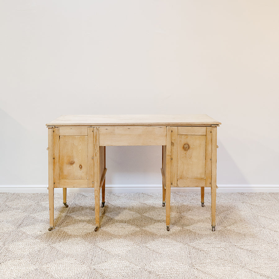 Demilune Side Table With Drawer