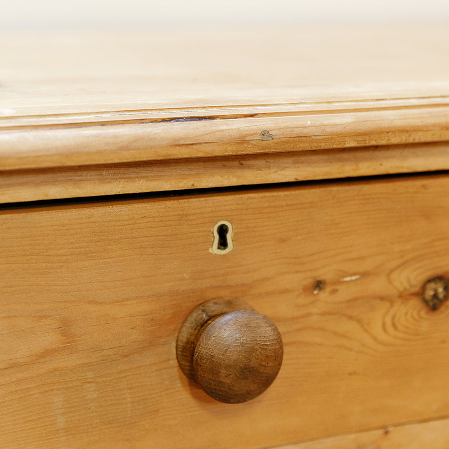 Two Over Three Victorian Pine Chest