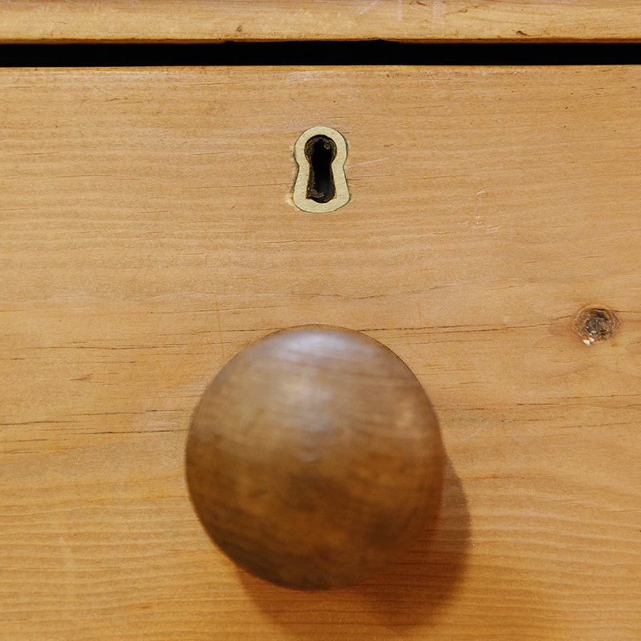 Two Over Three Victorian Pine Chest