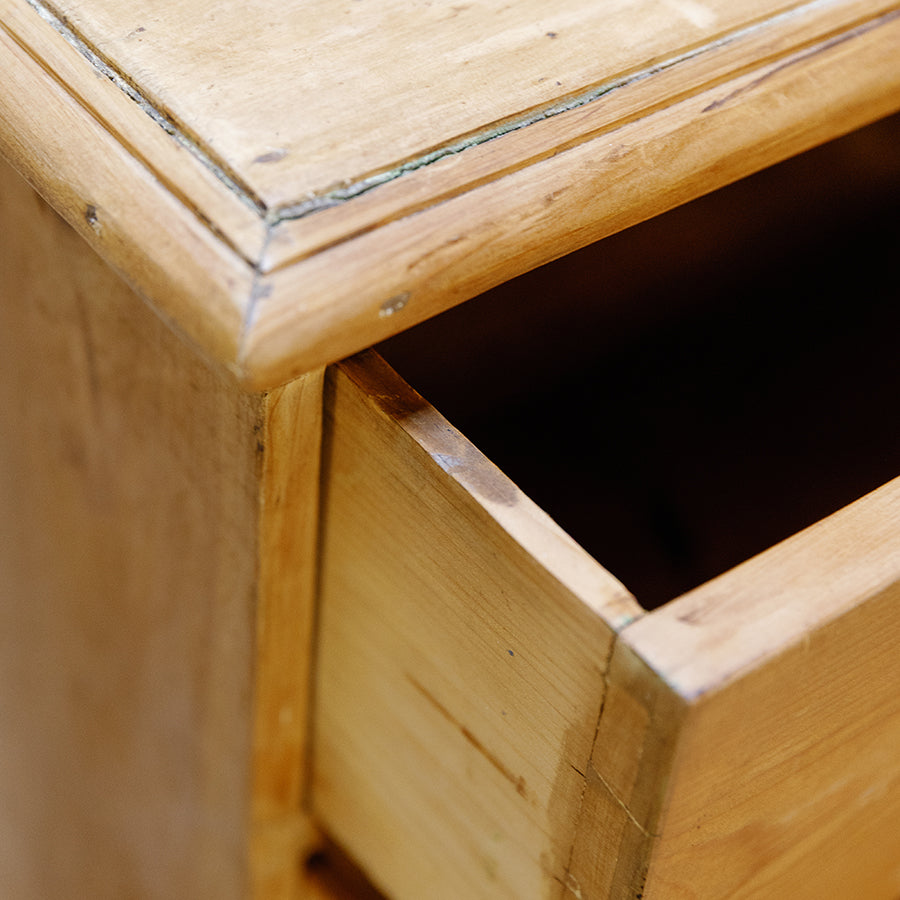 Two Over Three Victorian Pine Chest