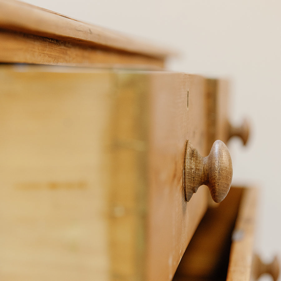 Two Over Three Victorian Pine Chest