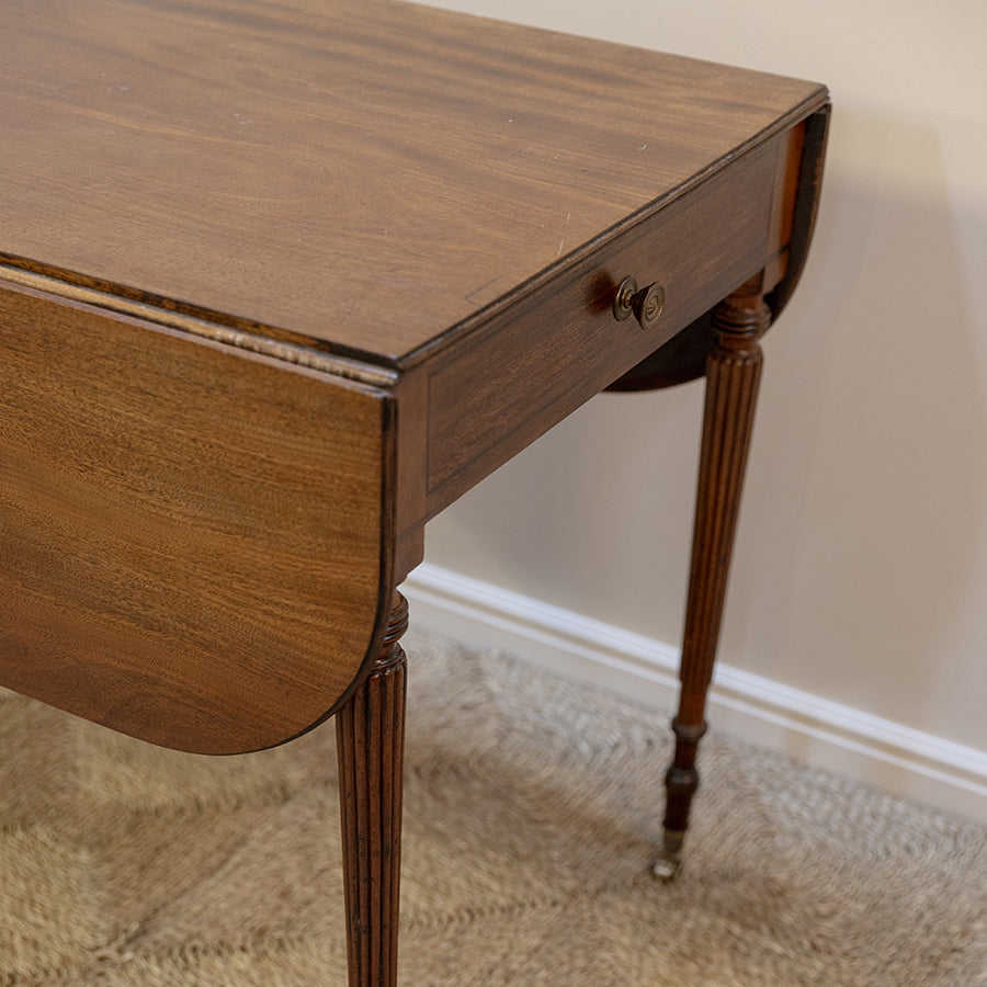 19th C Regency Mahogany Pembroke Table