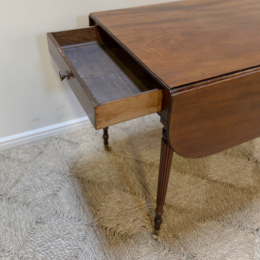 19th C Regency Mahogany Pembroke Table