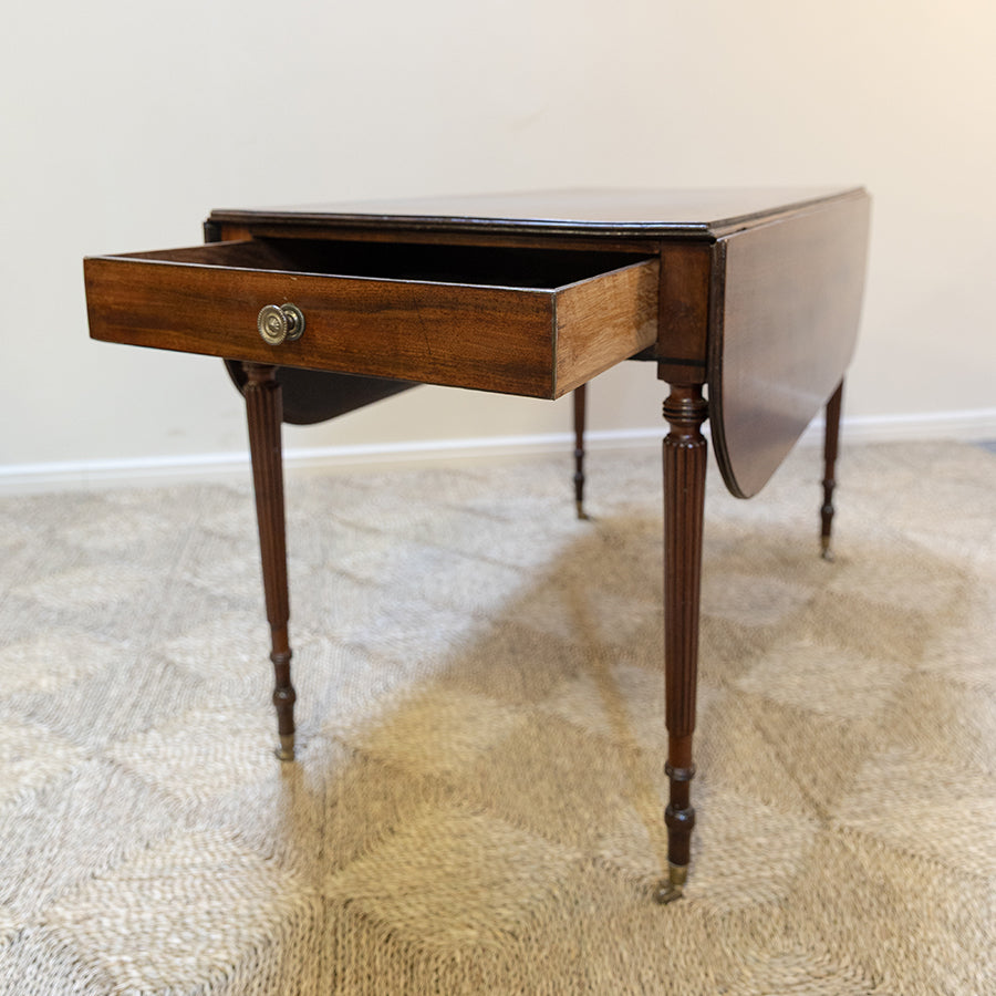 19th C Regency Mahogany Pembroke Table