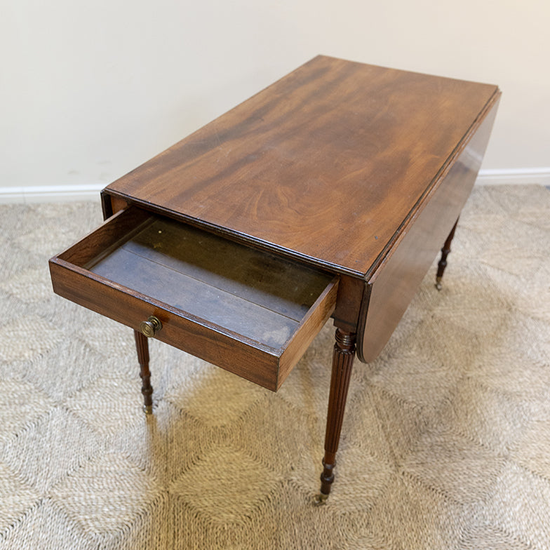 19th C Regency Mahogany Pembroke Table