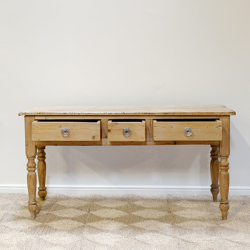 English Rustic Pine Table