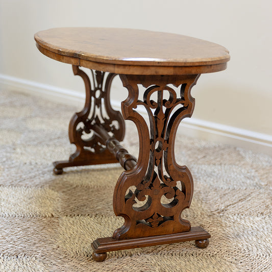 Burr Walnut Sofa Table