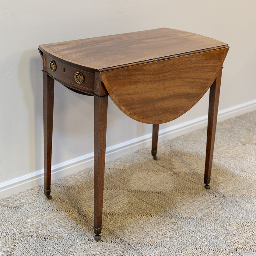 Georgian Inlaid Mahogany Pembroke Table