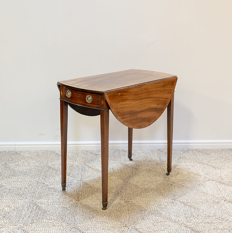 Georgian Inlaid Mahogany Pembroke Table