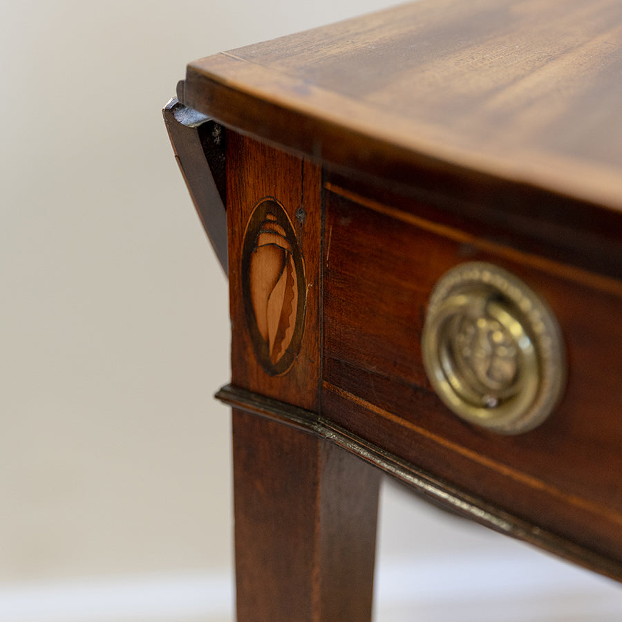 Georgian Inlaid Mahogany Pembroke Table