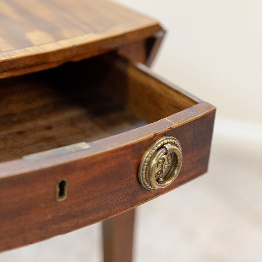 Georgian Inlaid Mahogany Pembroke Table