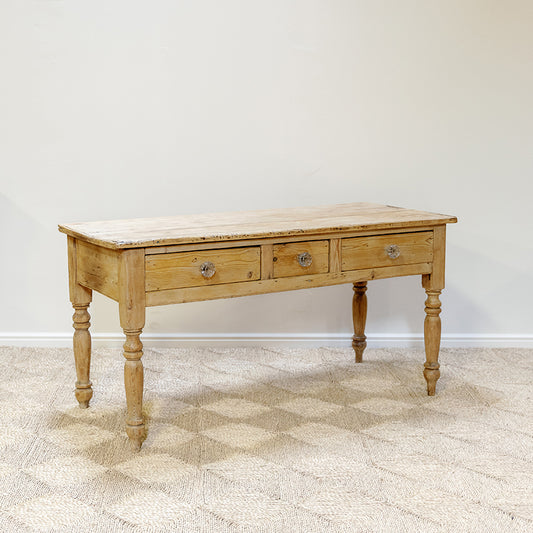 English Rustic Pine Table