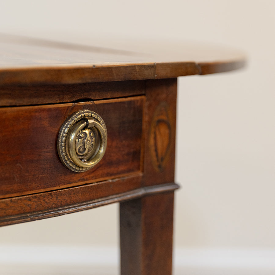 Georgian Inlaid Mahogany Pembroke Table