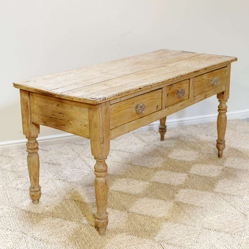 English Rustic Pine Table