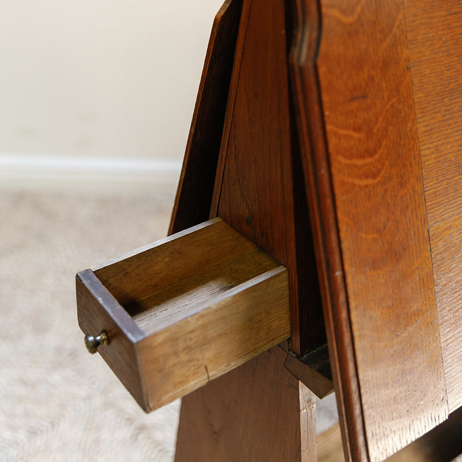 Oak Arts & Crafts Stand