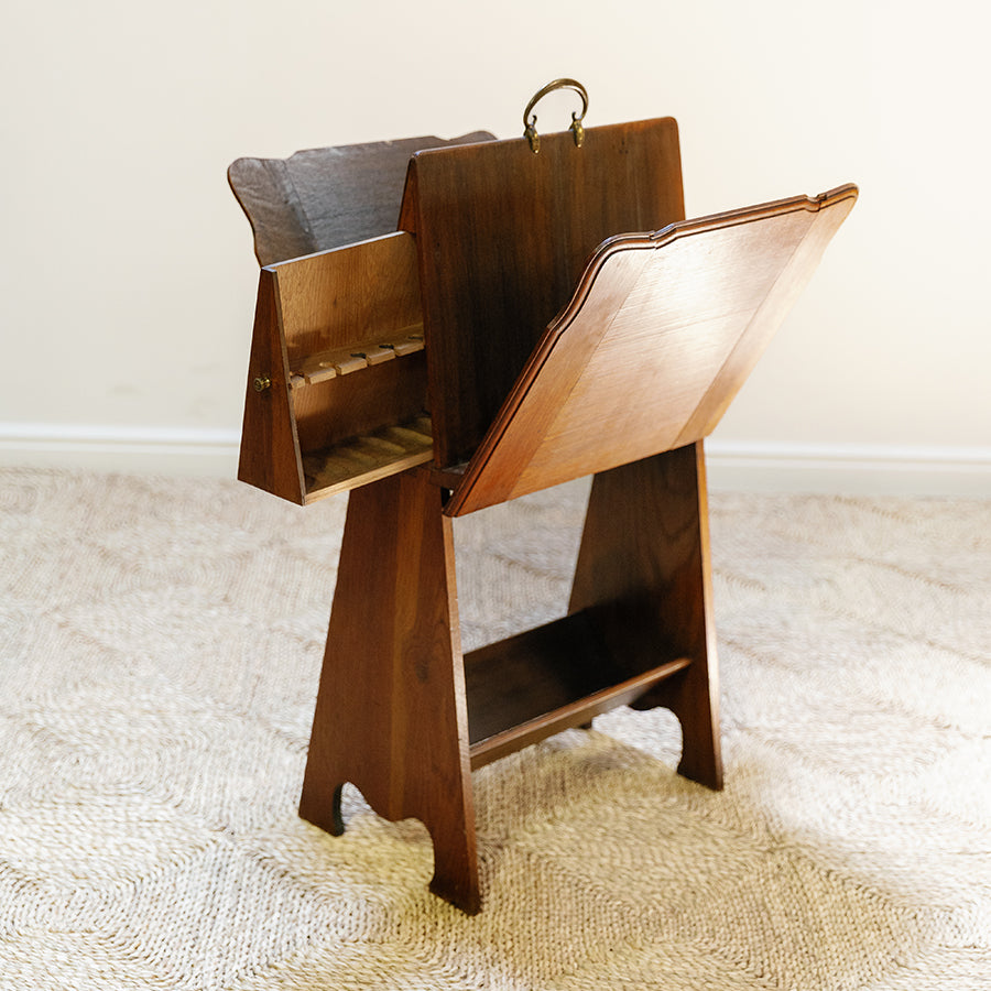Oak Arts & Crafts Stand