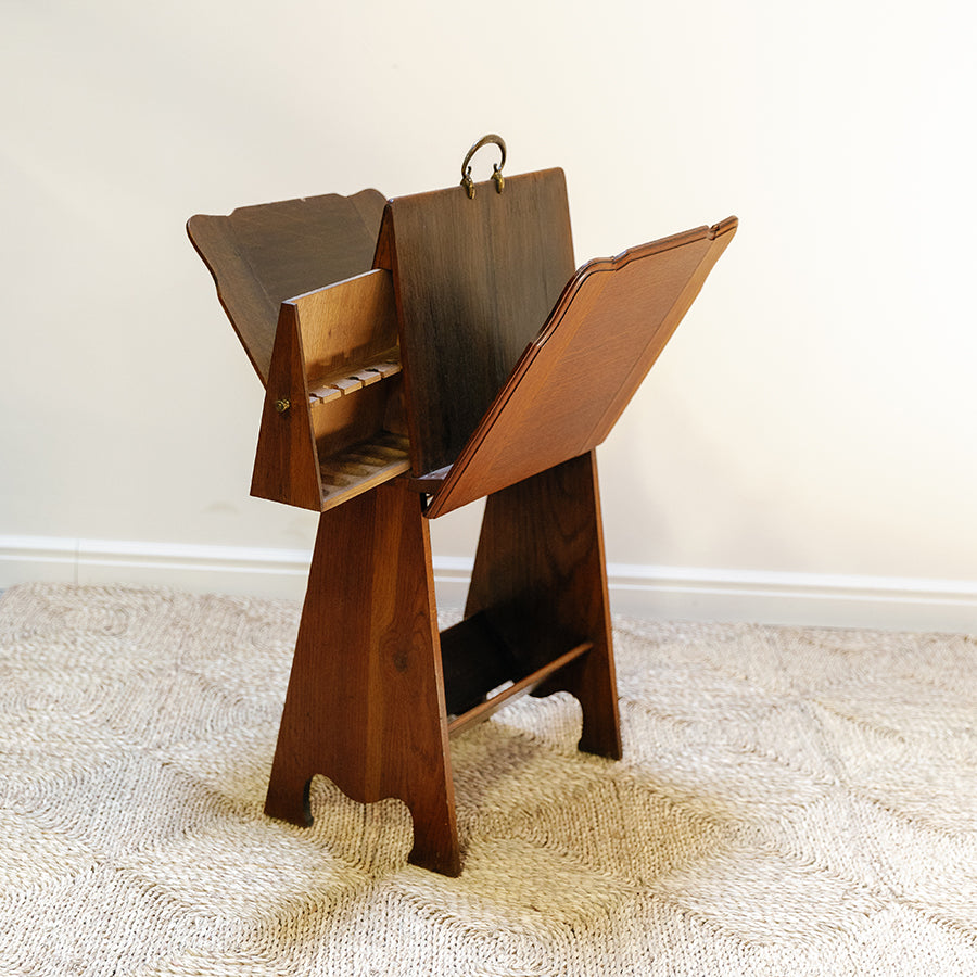 Oak Arts & Crafts Stand