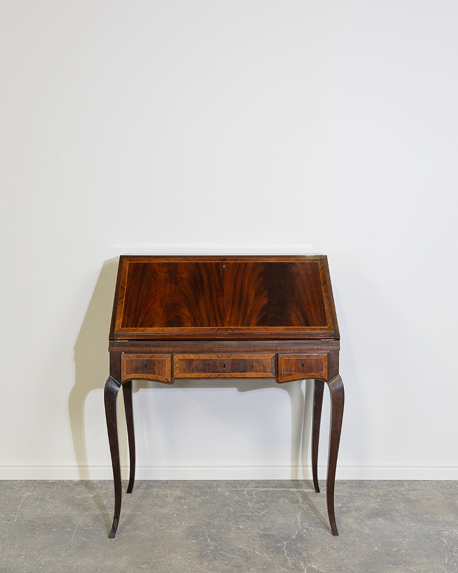 Rosewood Inlay Secretary Desk
