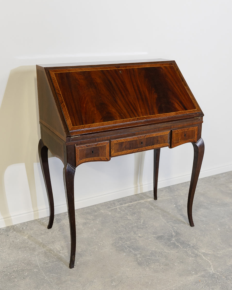 Rosewood Inlay Secretary Desk