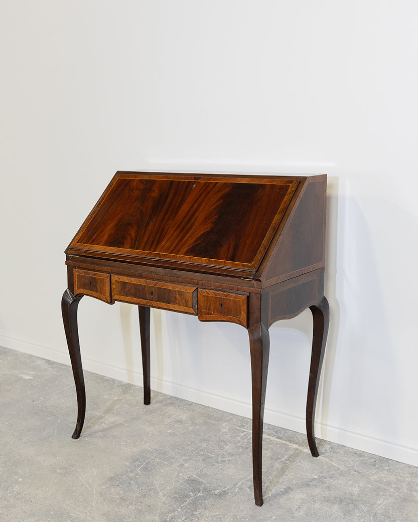 Rosewood Inlay Secretary Desk