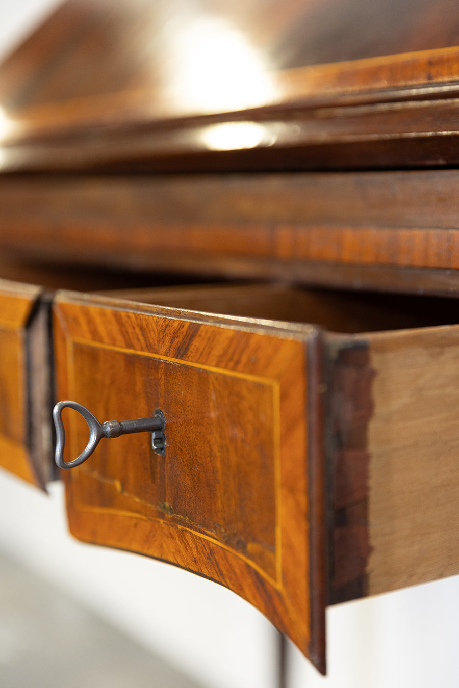Rosewood Inlay Secretary Desk