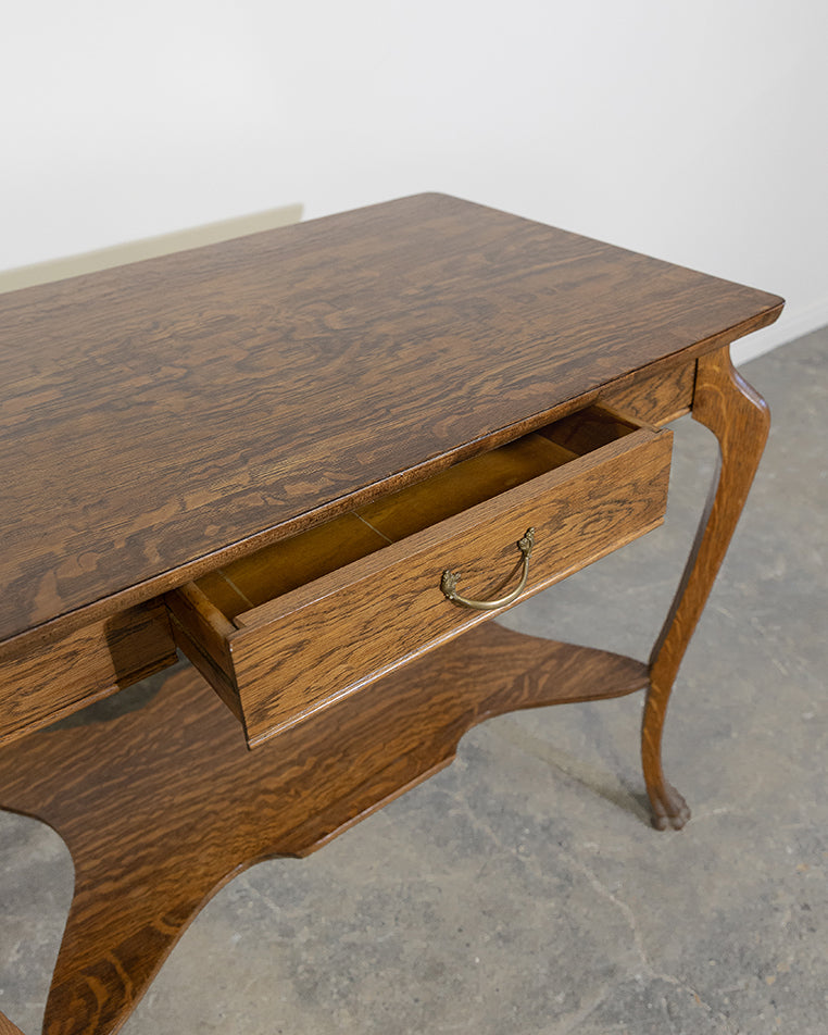 Tiger Oak Writing Desk